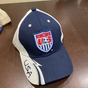 USA Soccer Cap with Embroidered Logo